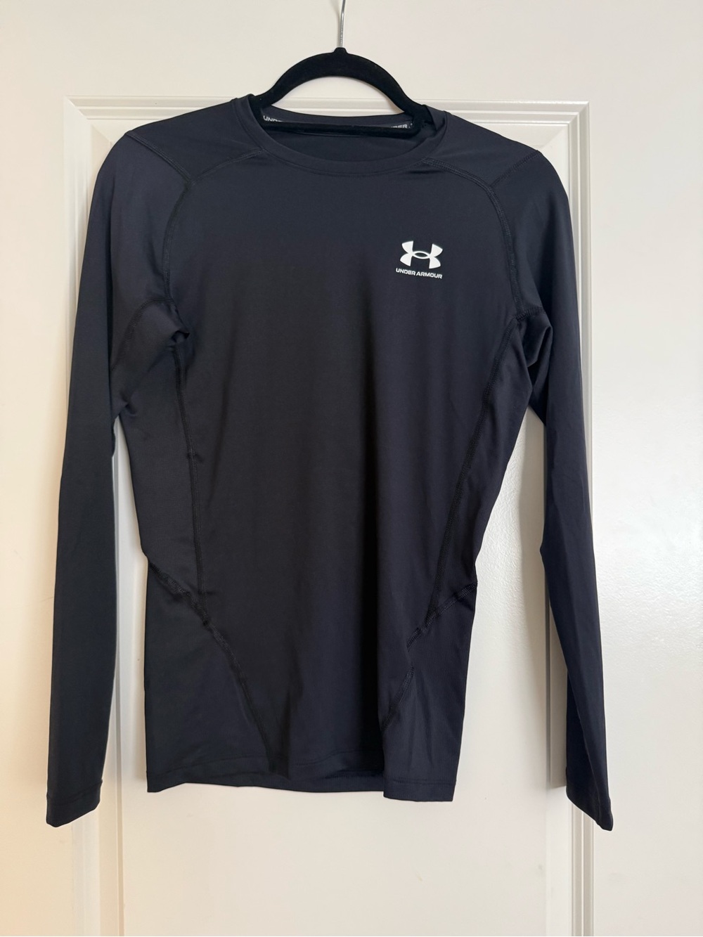 Under Armour Black Compression HeatGear Long Sleeve Top